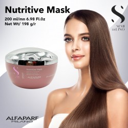 Alfaparf Milano Semi Di Lino Moisture Nutritive Mask - 6.98 Fl. Oz.