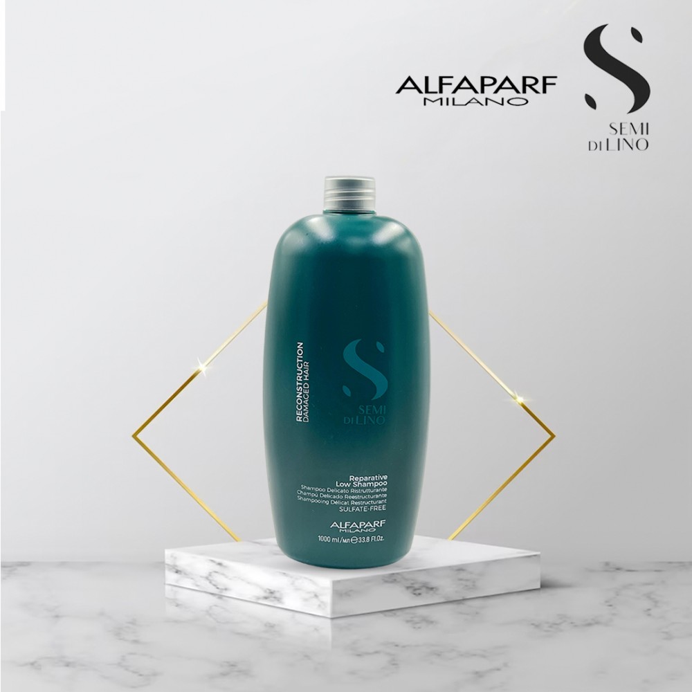 Free Shipping Alfaparf Milano Semi Di Lino Reconstruction Damaged Hair Reparative Low Shampoo - 33.8 fl. oz. Free Shipping Alfaparf Milano Semi Di Lino Reconstruction Damaged Hair Reparative Low Shampoo - 33.8 fl. oz.
