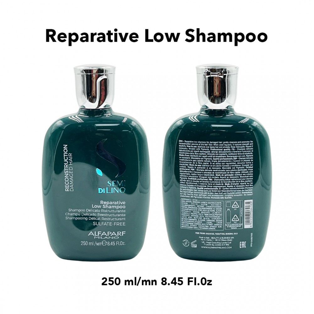 Free Shipping Alfaparf Milano Semi Di Lino Reconstruction Damaged Hair Reparative Low Shampoo - 8.45 fl. oz. Free Shipping Alfaparf Milano Semi Di Lino Reconstruction Damaged Hair Reparative Low Shampoo - 8.45 fl. oz.