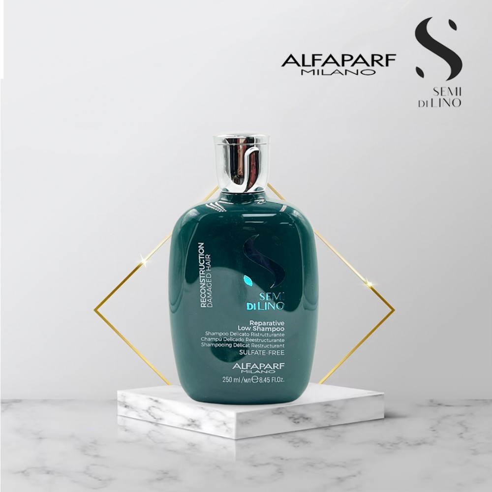 Free Shipping Alfaparf Milano Semi Di Lino Reconstruction Damaged Hair Reparative Low Shampoo - 8.45 fl. oz. Free Shipping Alfaparf Milano Semi Di Lino Reconstruction Damaged Hair Reparative Low Shampoo - 8.45 fl. oz.