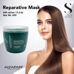 Alfaparf Milano Semi Di Lino Reconstruction Damaged Hair Reparative Mask - 17.2 Fl. Oz.