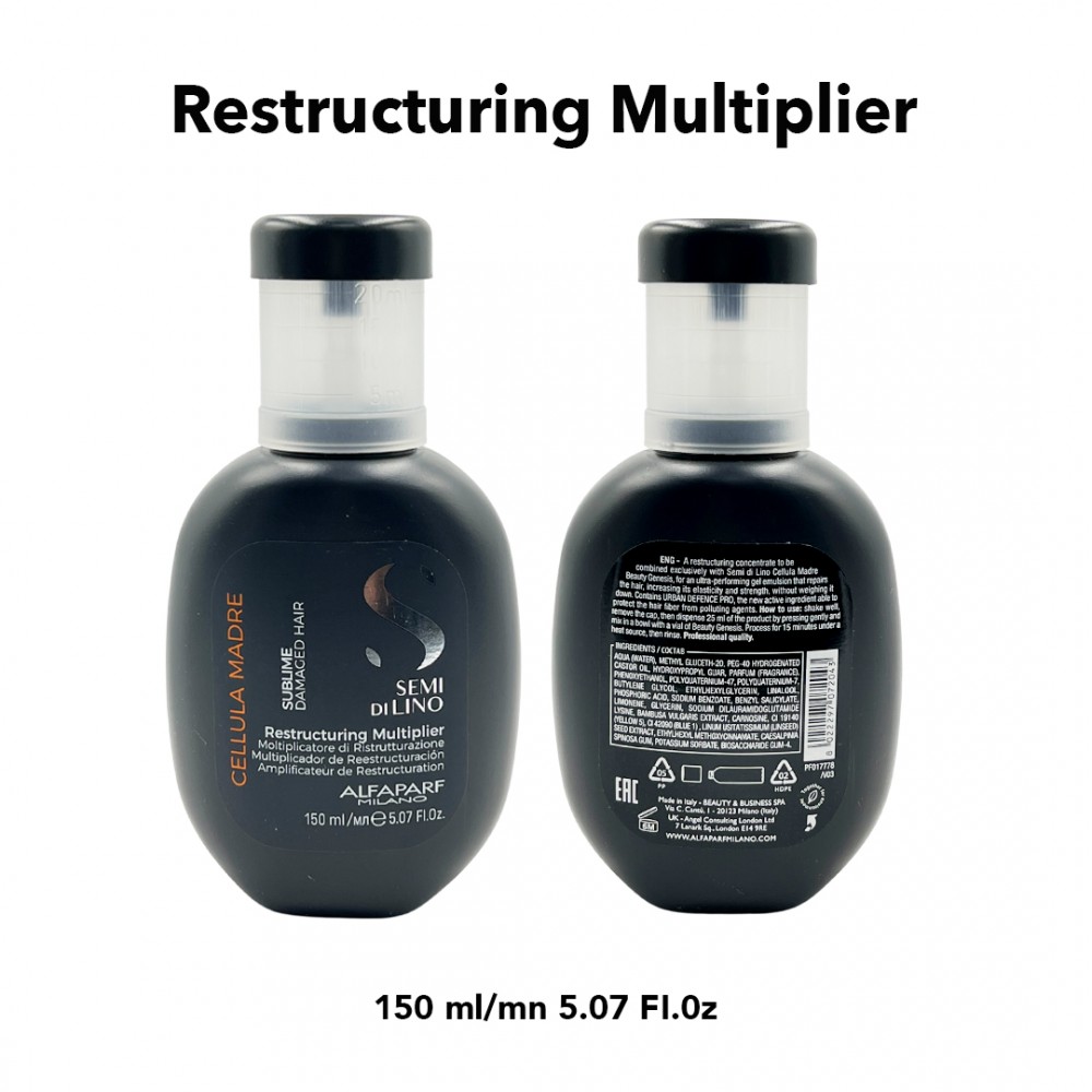 Free Shipping Alfaparf Milano Semi Di Lino Sublime Cellula Madre Restructuring Multiplier - 5.07 fl. oz.