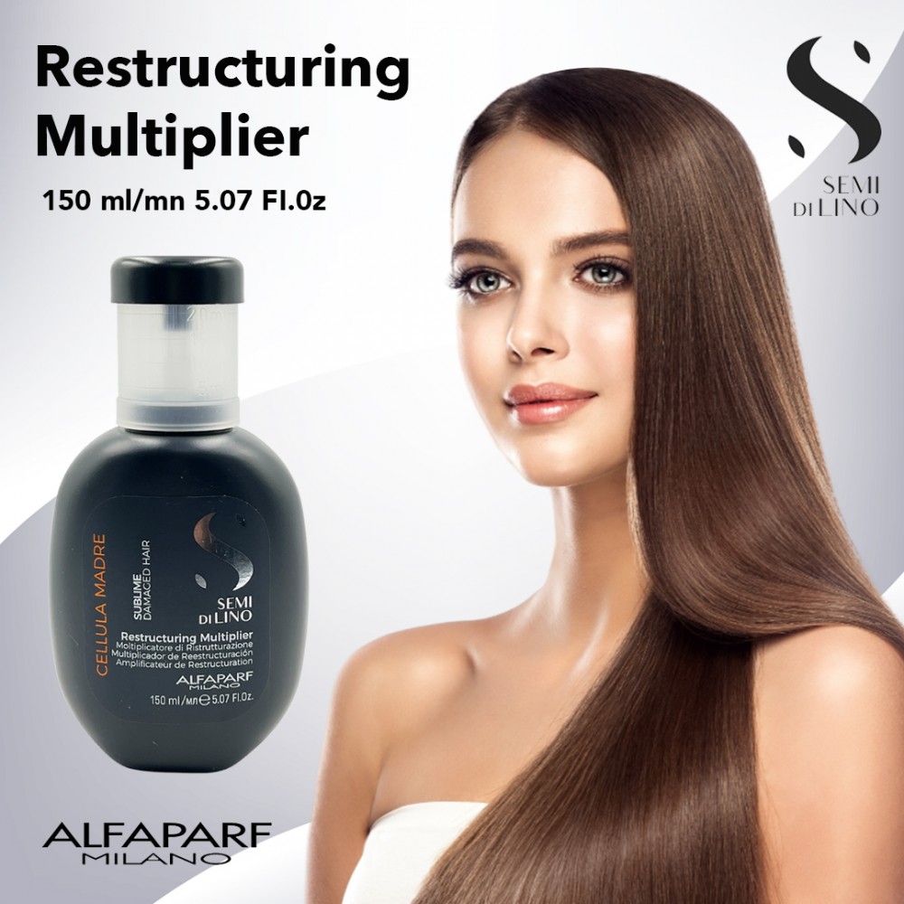 Free Shipping Alfaparf Milano Semi Di Lino Sublime Cellula Madre Restructuring Multiplier - 5.07 fl. oz.