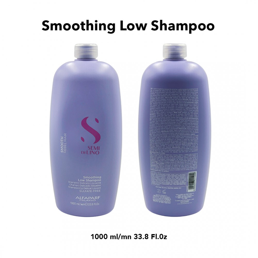 Free Shipping Alfaparf Milano Semi Di Lino Smooth Smoothing Low Shampoo - 33.8 fl. oz.