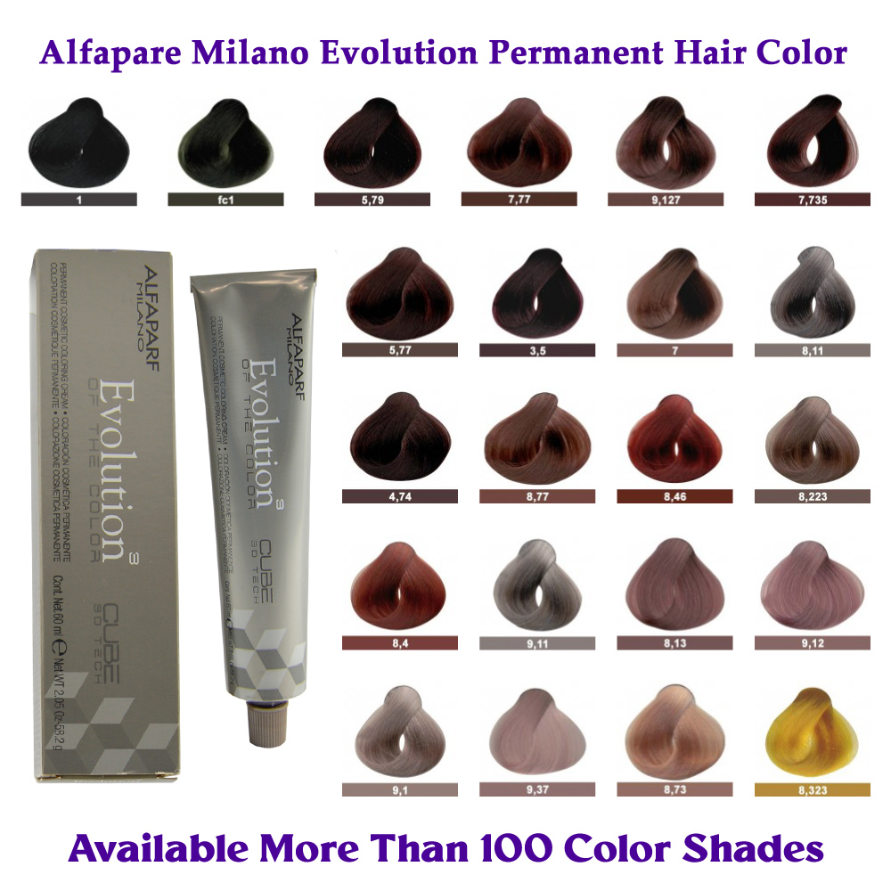Alfaparf Milano Evolution  Permanent Coloring Cream 2.05 Oz