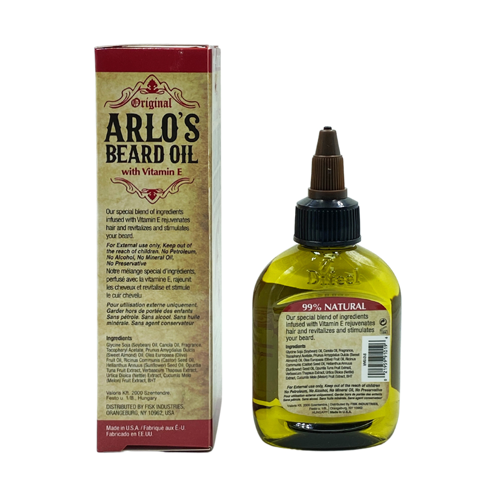 Arlos Beard Oil With Vitamin E 2.5 Oz