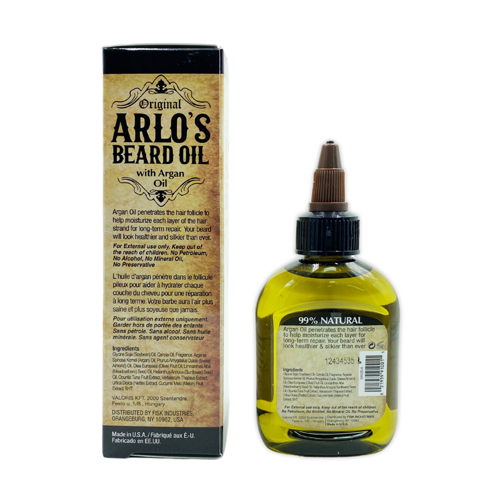 Arlos Beard Oil With Argan Oil 2.5 Oz