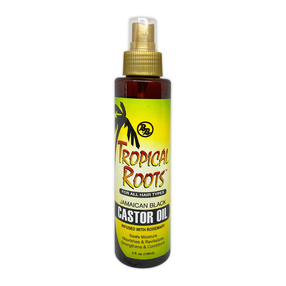 Bb Tropical Roots For All Hair Types Jamaican Black Castor Oil Infused With Rosemary 5 Oz