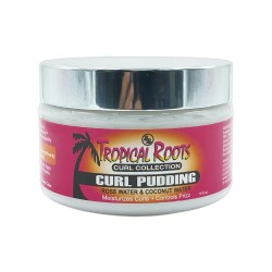 Bb Tropical Roots Curl Collection Curl Pudding Rose Water And Coconut Water Moisturizes Curls Controls Frizz 10 Oz