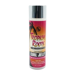Bb Tropical Roots Curl Collection Defining Curl Jelly Rose Water And Coconut Water Soft Hold Tames Frizz Without Build Up Defines Curls And Waves 8 Oz