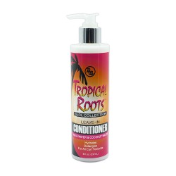 Bb Tropical Roots Curl Collection Leave In Conditioner Rose Water And Coconut Water Hydrates Detangles For All Curl Textures 8 Oz