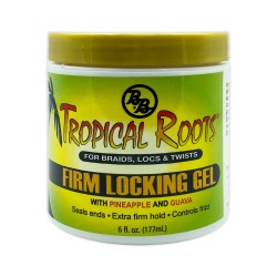 Bb Tropical Roots For Braids Locs And Twists Firm Locking Gel With Pineapple And Guava 6 Oz