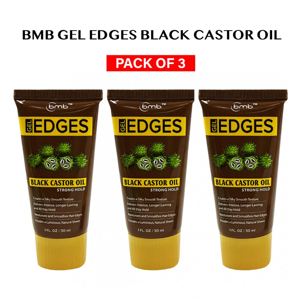 Free Shipping BMB Gel Edges Black Castor Oil Strong Hold - 1 fl oz / 30 ml ( 3 Pack ) Free Shipping BMB Gel Edges Black Castor Oil Strong Hold - 1 fl oz / 30 ml ( 3 Pack )