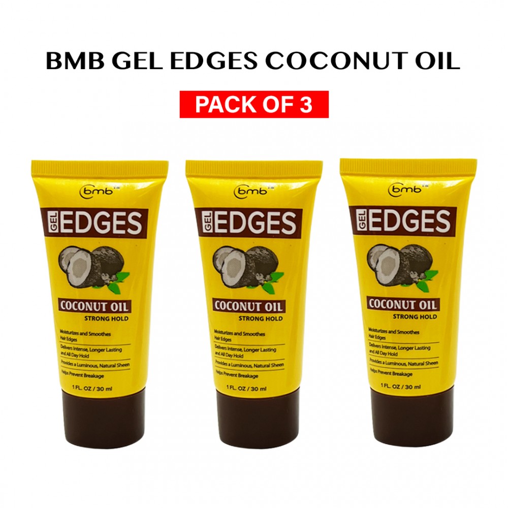 Free Shipping BMB Gel Edges Coconut Oil Strong Hold - 1 fl oz / 30 ml ( 3 Pack ) Free Shipping BMB Gel Edges Coconut Oil Strong Hold - 1 fl oz / 30 ml ( 3 Pack )