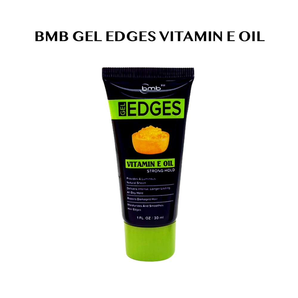 BMB Gel Edges Vitamin E Oil Strong Hold - 1 Fl Oz / 30 Ml