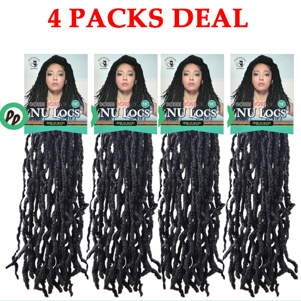Bobbi Boss Synthetic Hair Crochet Braids Loop Nu Locs 18