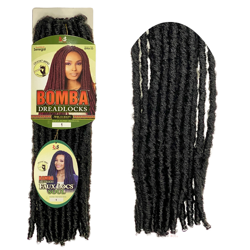 Bobbi Boss Synthetic Hair Crochet Braid Bomba Dreadlocks 18”