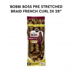 Bobbi Boss Jumbo Braid Pre-Stretched French Curl 3x 28" Inch