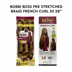 Bobbi Boss Jumbo Braid Pre-Stretched French Curl 3x 28" Inch