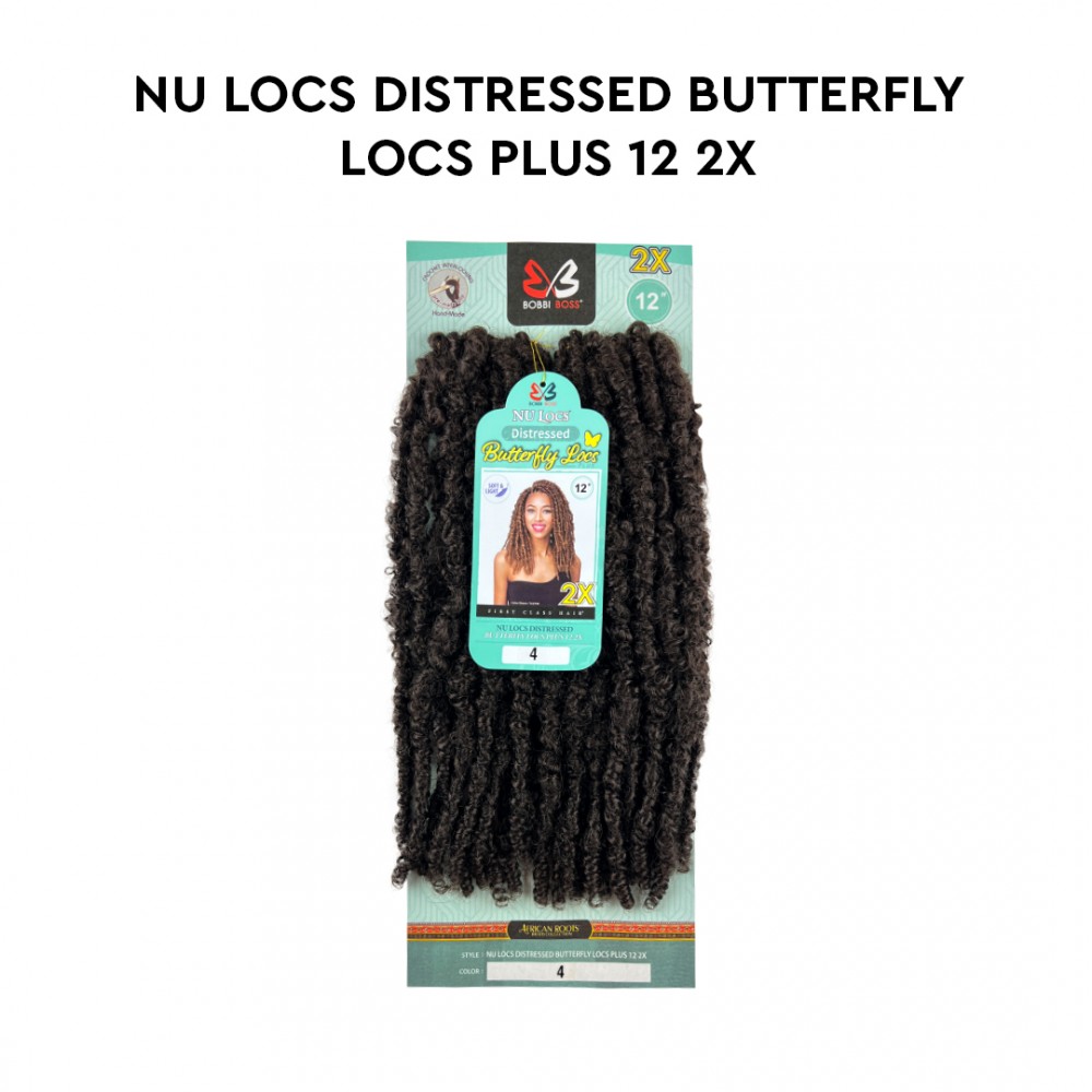 Free Shipping Bobbi Boss Nu Locs 2x Butterfly Locs Plus 12" Inch