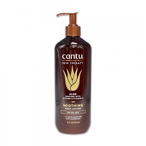 Cantu Skin Therapy Aloe Enriched With Butters And Vitamin E Soothing Body Lotion For Dry Skin 16 Oz