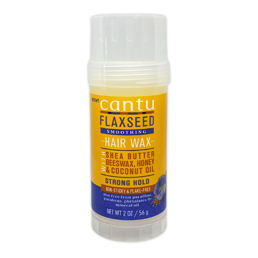 Cantu Flaxseed Hair Wax Stick Shea Butter Beeswax Honey And Coconut Oil Strong Hold 2 Oz