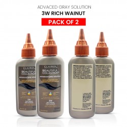 Clairol Professional Beautiful Collection Advanced Gray Solution Semi Permanent Hair Color (2 Pack) (3W Rich Walnut) - 3 Oz Clairol Professional Beautiful Collection Advanced Gray Solution Semi Permanent Hair Color (2 Pack) (3W Rich Walnut) - 3 Oz