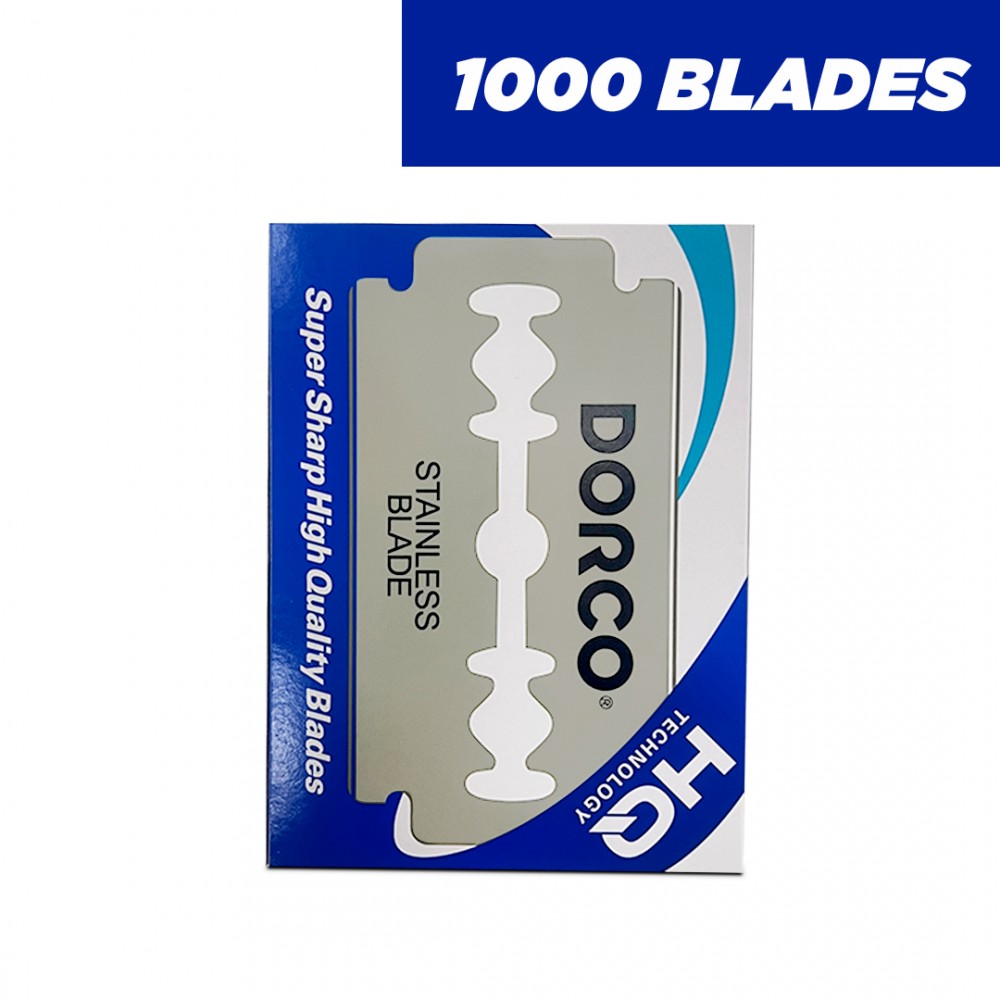 Free Shipping Dorco Platinum Extra Double Edge Razor Blades - 100 Pack