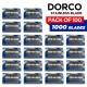 Free Shipping Dorco Platinum Extra Double Edge Razor Blades - 100 Pack