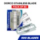 Free Shipping Dorco Platinum Extra Double Edge Razor Blades - 50 Pack