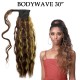 Free Shipping Ebo Synthetic Heat Resistant Wrap Around Ponytail Hair Extension Body Wave 30"