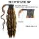 Free Shipping Ebo Synthetic Heat Resistant Wrap Around Ponytail Hair Extension Body Wave 30"