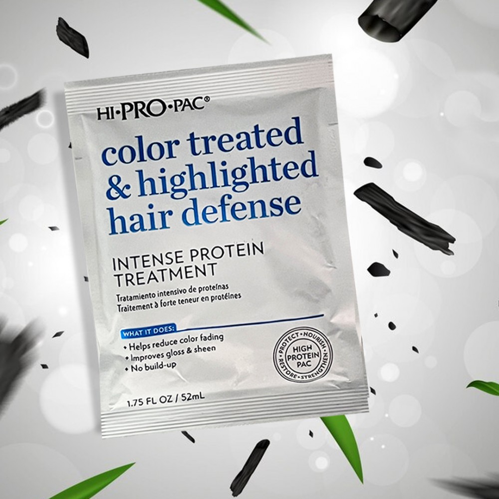 Free Shipping Hi-Pro-Pac Color Treated and Highlighted Hair Defense Intense Protein Treatment - 1.75 oz ( 2 Pack )