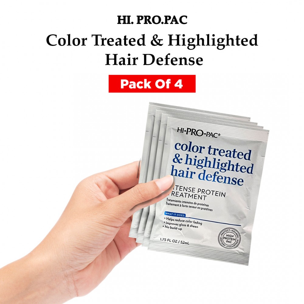 Free Shipping Hi-Pro-Pac Color Treated and Highlighted Hair Defense Intense Protein Treatment - 1.75 oz ( 4 Pack )