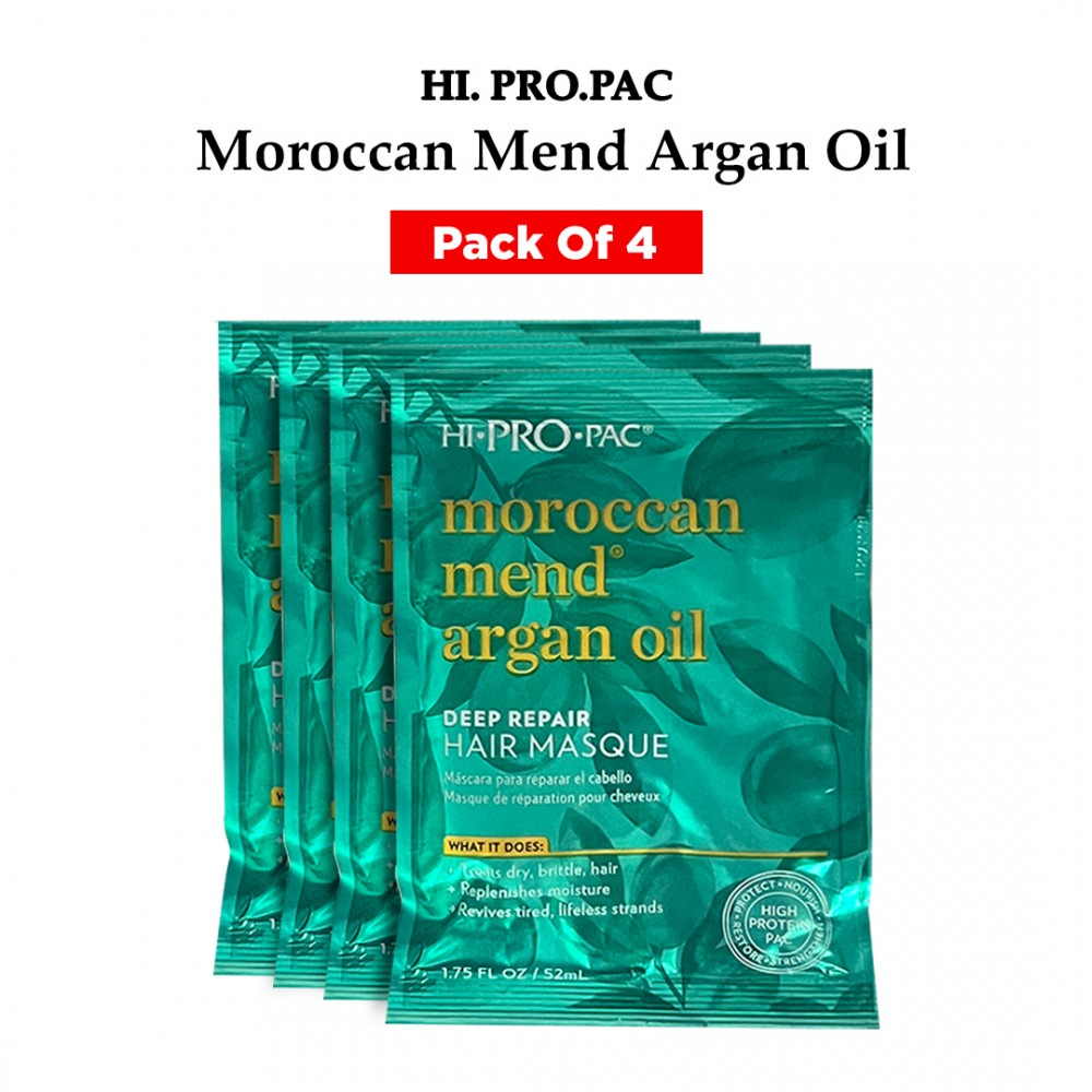 Free Shipping Hi-Pro-Pac Moroccan Mend Argan Oil Deep Repair Hair Masque - 1.75 oz ( 4 Pack ) Free Shipping Hi-Pro-Pac Moroccan Mend Argan Oil Deep Repair Hair Masque - 1.75 oz ( 4 Pack )