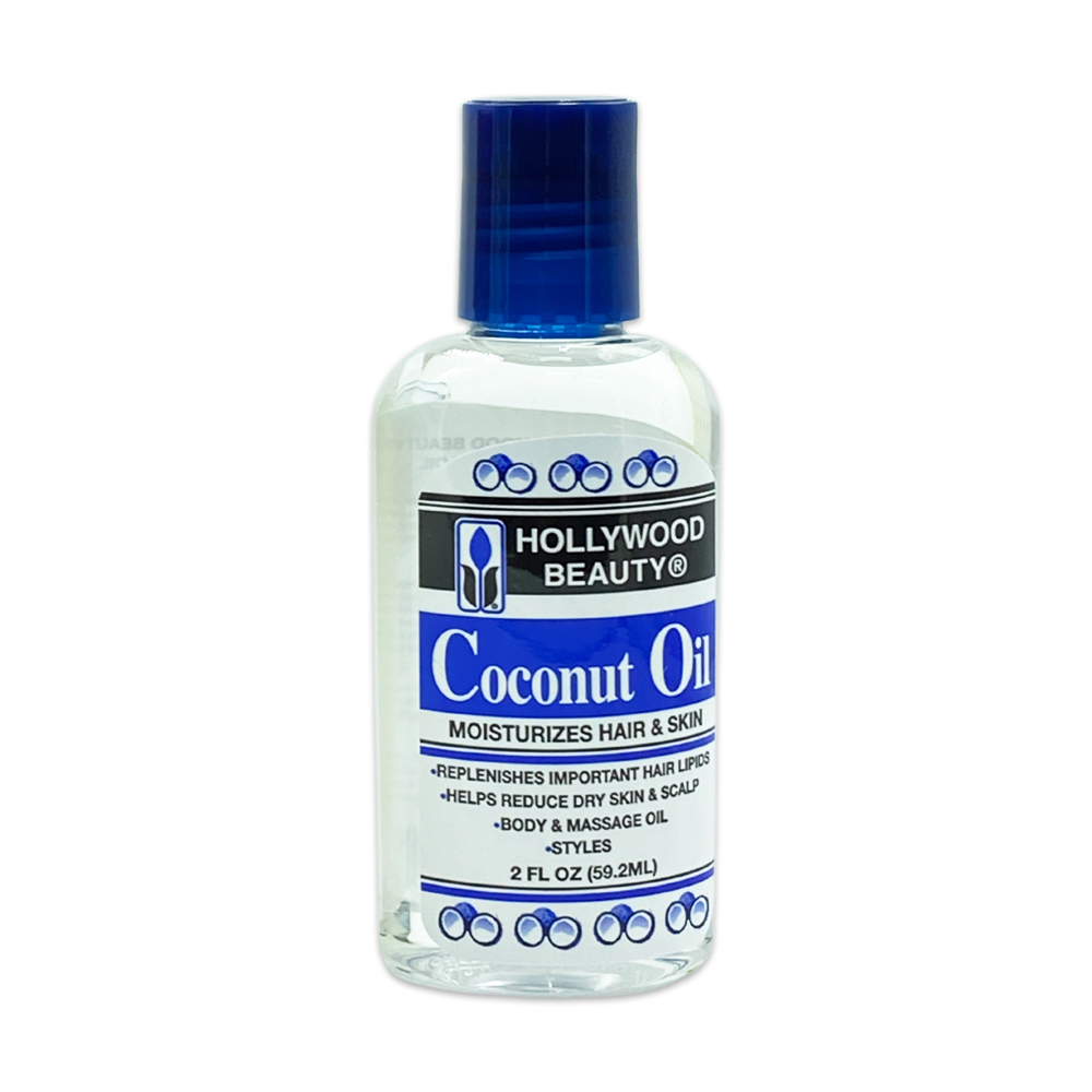 Hollywood Beauty Coconut Oil Moisturizes Hair And Skin Hair Oil 2 Fl Oz