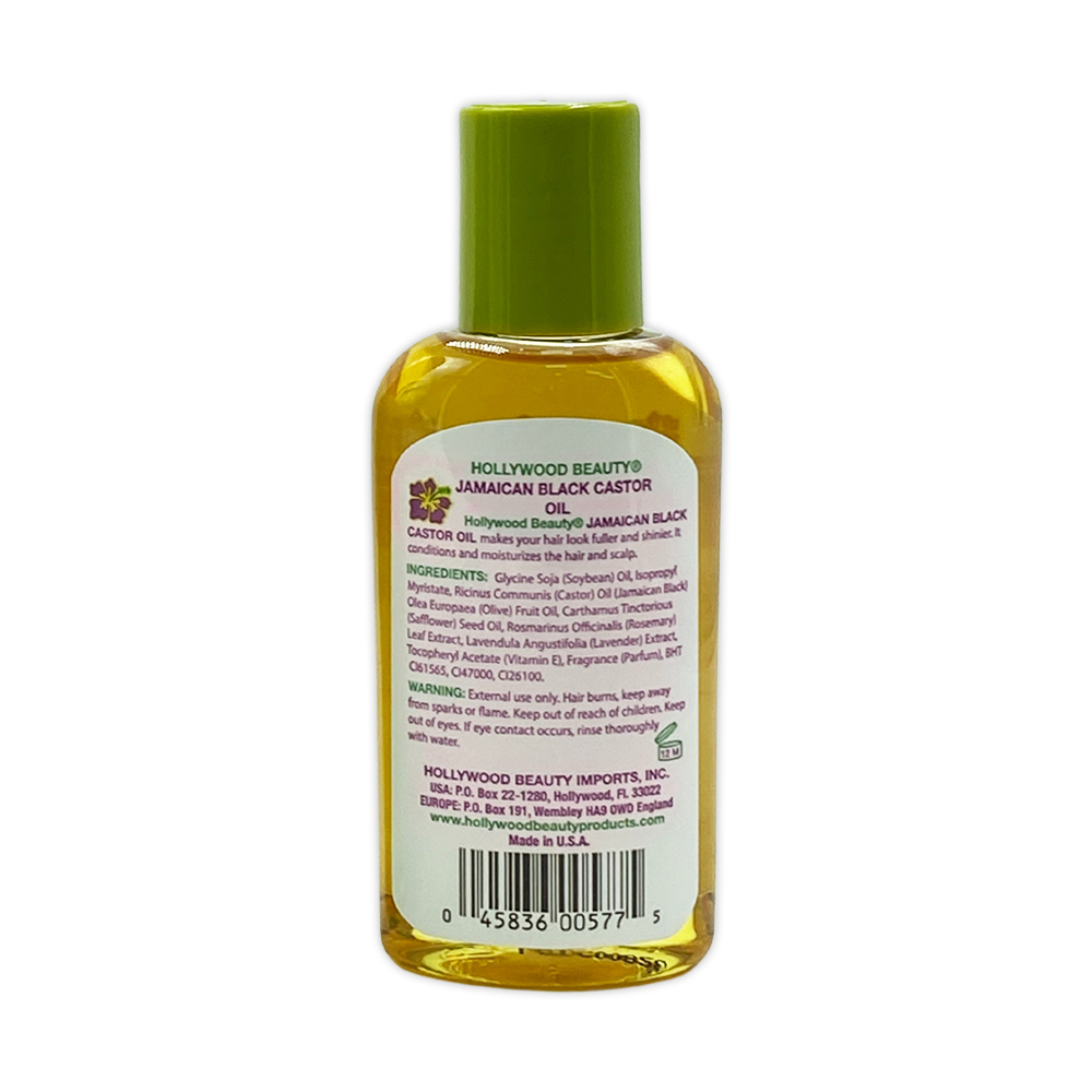 Hollywood Beauty Jamaican Black Castor Oil Moisturizes Hair Oil 2 Fl Oz