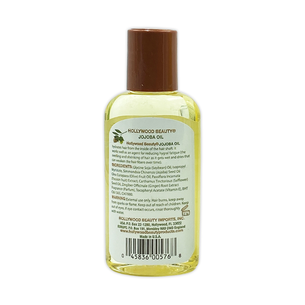 Hollywood Beauty Jojoba Oil Hydrates And Conditions Hair Oil 2 Fl Oz