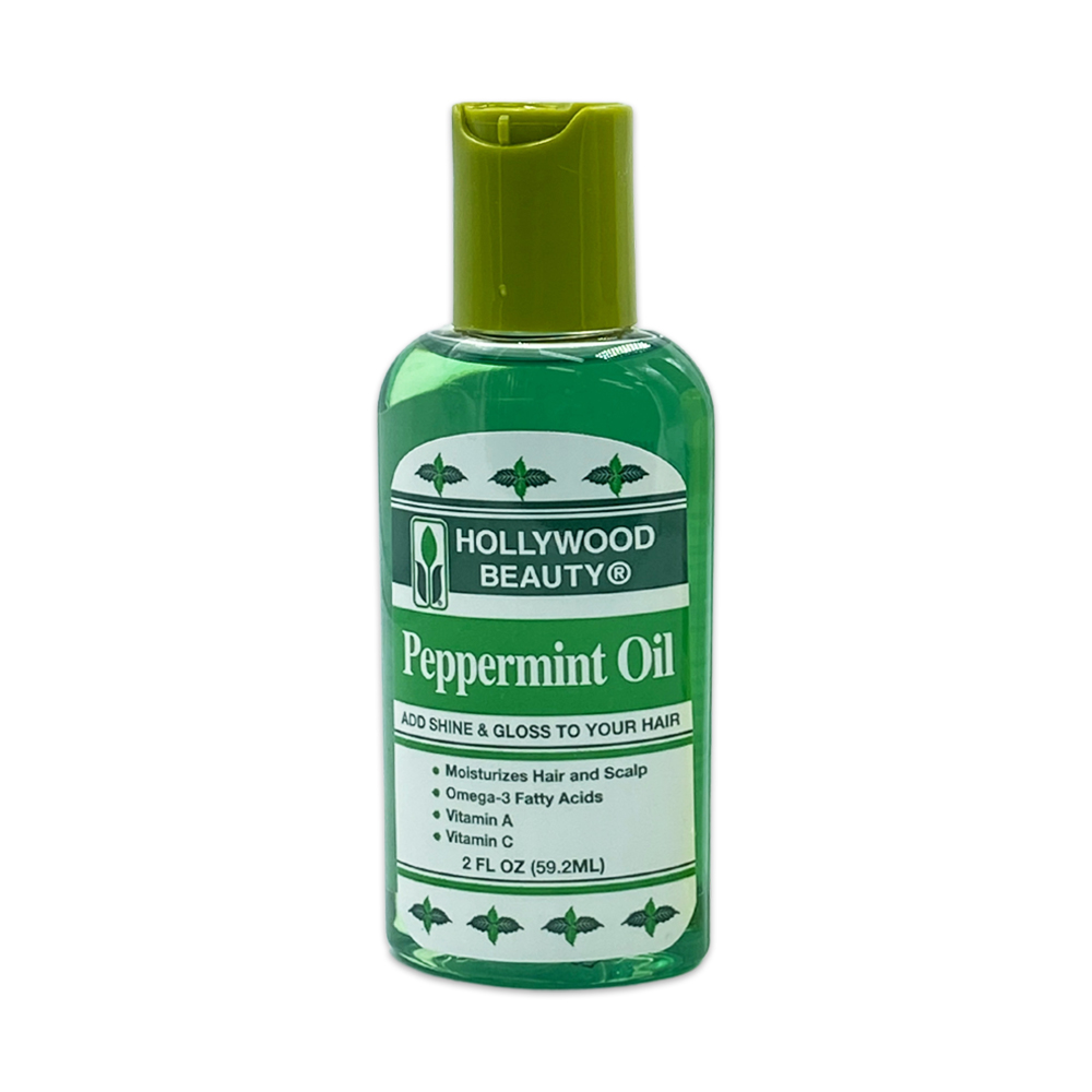 Hollywood Beauty Peppermint Oil Add Shine & Gloss Hair Oil 2 Fl Oz