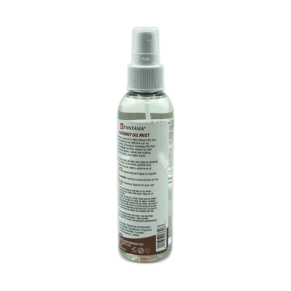 Fantasia Ic Coconut Oil Mist Nourishing And Hydrating Weightless Oil 6 Oz
