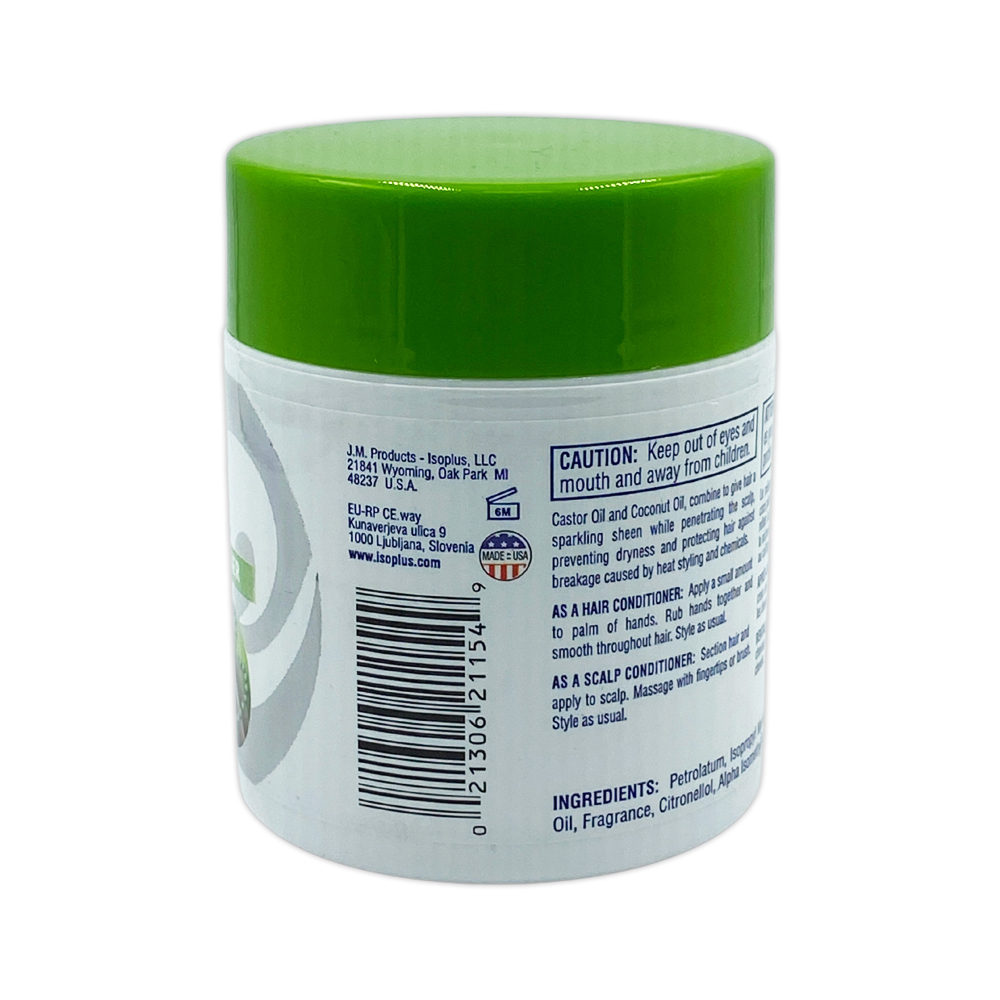 Isoplus Castor Oil Hair And Scalp Conditioner Strengthens And Conditions Helps Retain Moisture Promotes Hair Growth 5.25 OZ