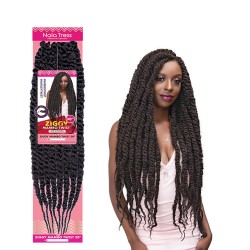 Janet Collection Nala Tress Synthetic Hair Crochet Braid Loop Ziggy Mambo Twist 30”