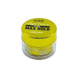 Kiss Color And Care Edge Control Fixer Glued Max Hold Lemon Drop 1 OZ