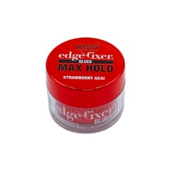 Kiss Color And Care Edge Control Fixer Glued Max Hold Strawberry Acai 1 OZ