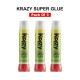 Krazy Super Glue for All Purpose - 2g ( 3 Pack )
