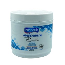 Laziosilk Mascarilla Biotin Nourishes Moisturizers Hair Mask Treatment 16 0z