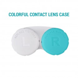 Ebo Colorful Contact Lens Case ( Bondi Blue )