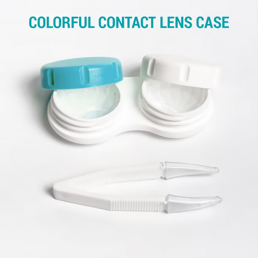 Ebo Colorful Contact Lens Case ( Bondi Blue )