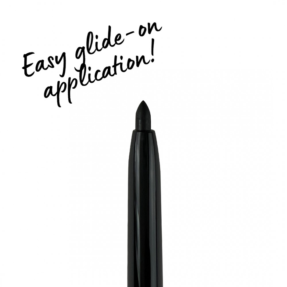 Ebo Retractable Waterproof Eyeliner Mechanical Eyeliner Pencil AP01 BLACK ( Pack Of 2 )
