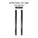 Ebo Retractable Waterproof Eyeliner Mechanical Eyeliner Pencil AP02 BROWN ( PACK OF 2 )
